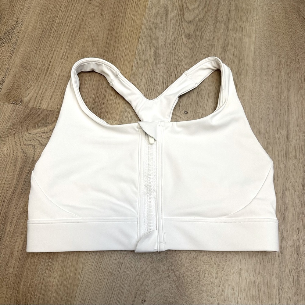 White Women's Sports Bra